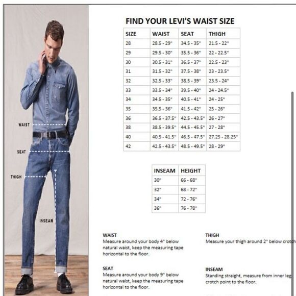 LEVI’S Mens 514 Begonia Tint Over Leg Stretch Flex Straight- Wash Blue 31W/30L - Picture 3 of 7